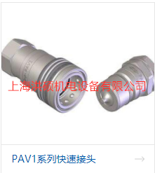 DNP快速接头PAV1